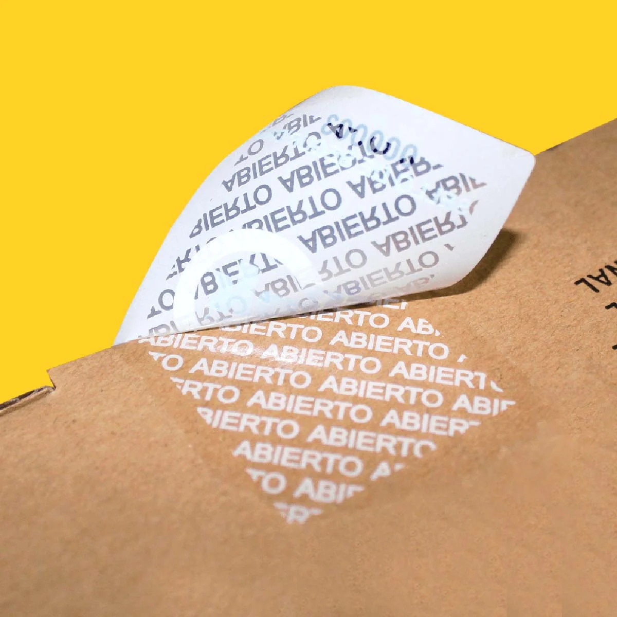 Etiqueta de seguridad 5 x 10 cm - Imagen 2